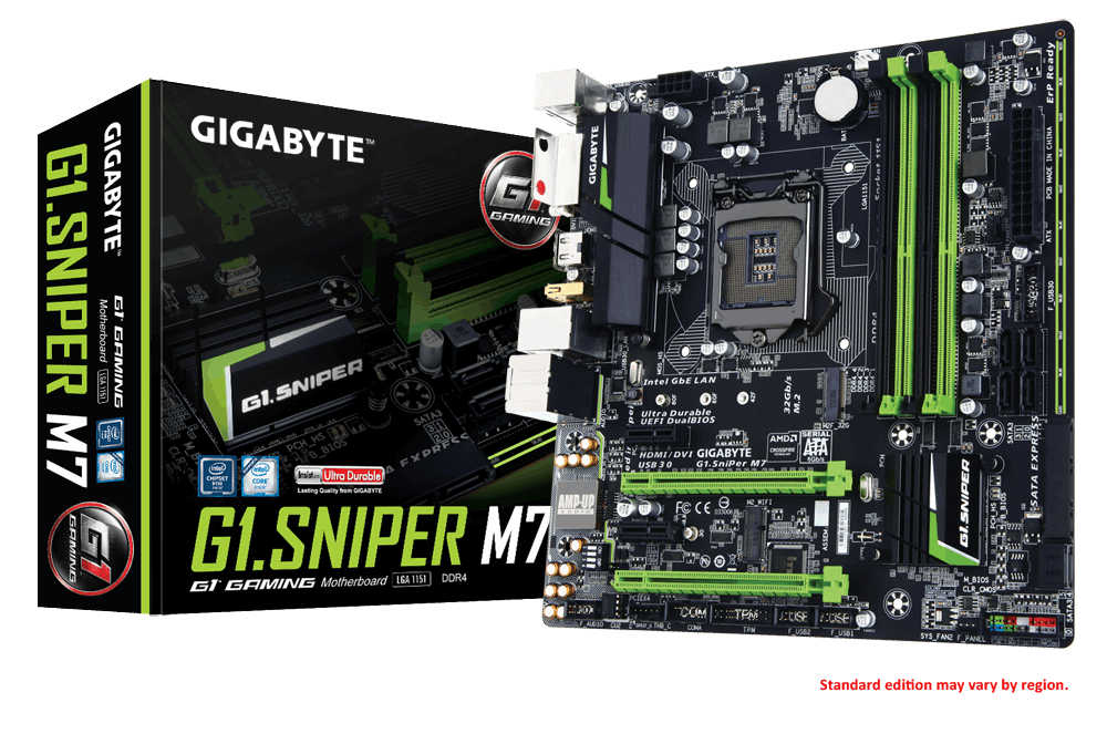 Gigabyte G1.Sniper M7 - Motherboard Specifications On